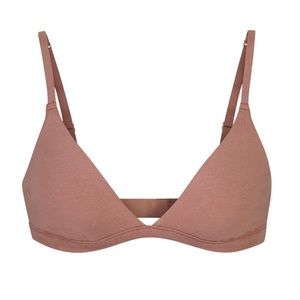 SKIMS Cotton Jersey Triangle Bralette